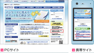 PCサイト / 携帯サイト